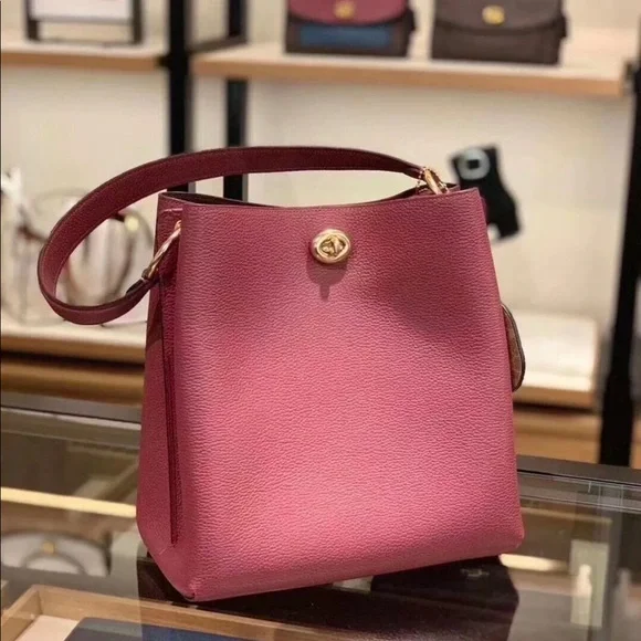 Confetti pink coach purse Coach | Bags | Coach Confetti Pink Ruched Nylon Court Tote  main image 4